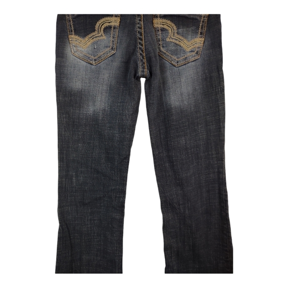 BIG STAR CASEY K LOW RISE BOOT CUT JEANS sz 27R buckle 27 REGULAR 27x31 - Picture 11 of 15